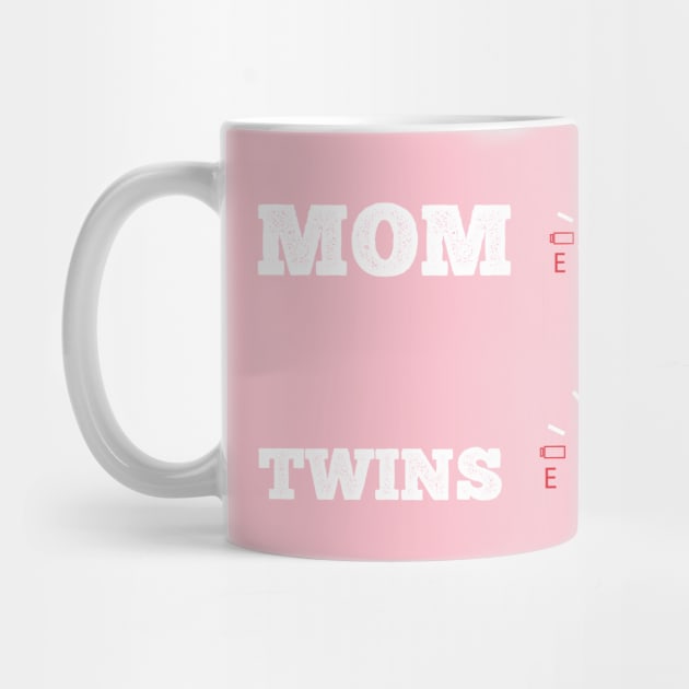 Funny mom mother twins baby family gift idea by Flipodesigner